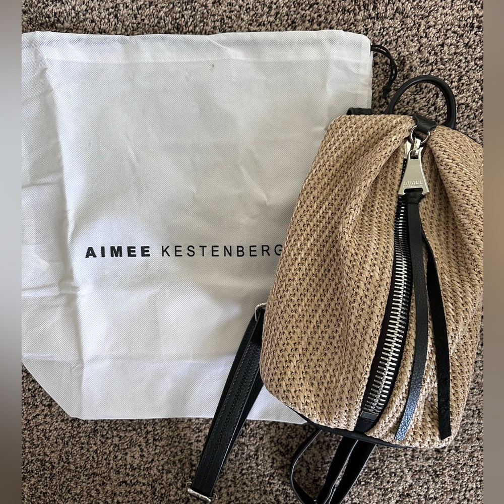 Aimee Kestenberg Tamitha Raffia Mini Backpack
